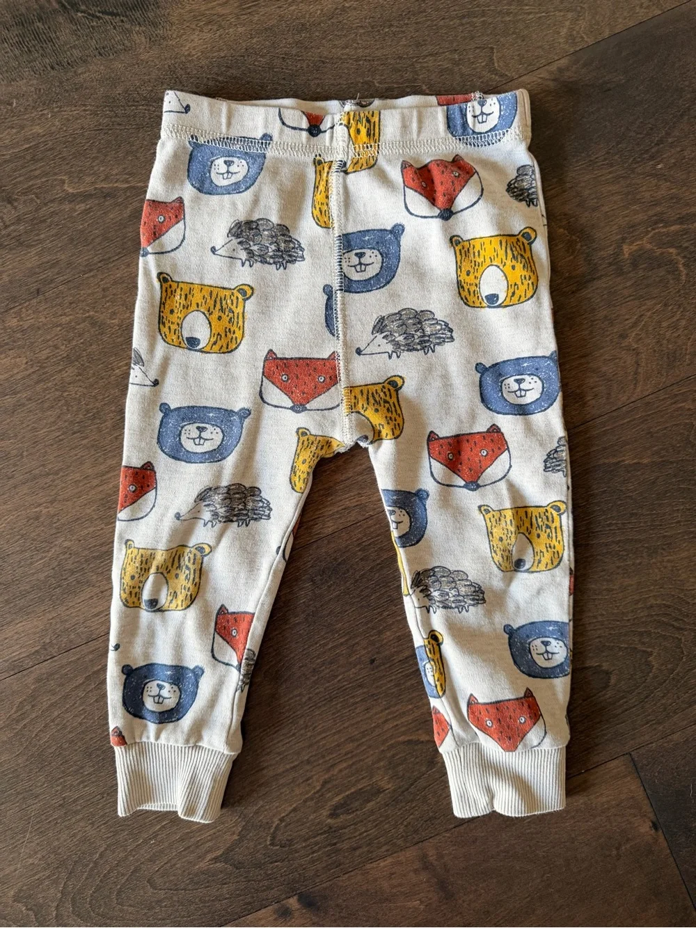 Animal Faces Pajama Set